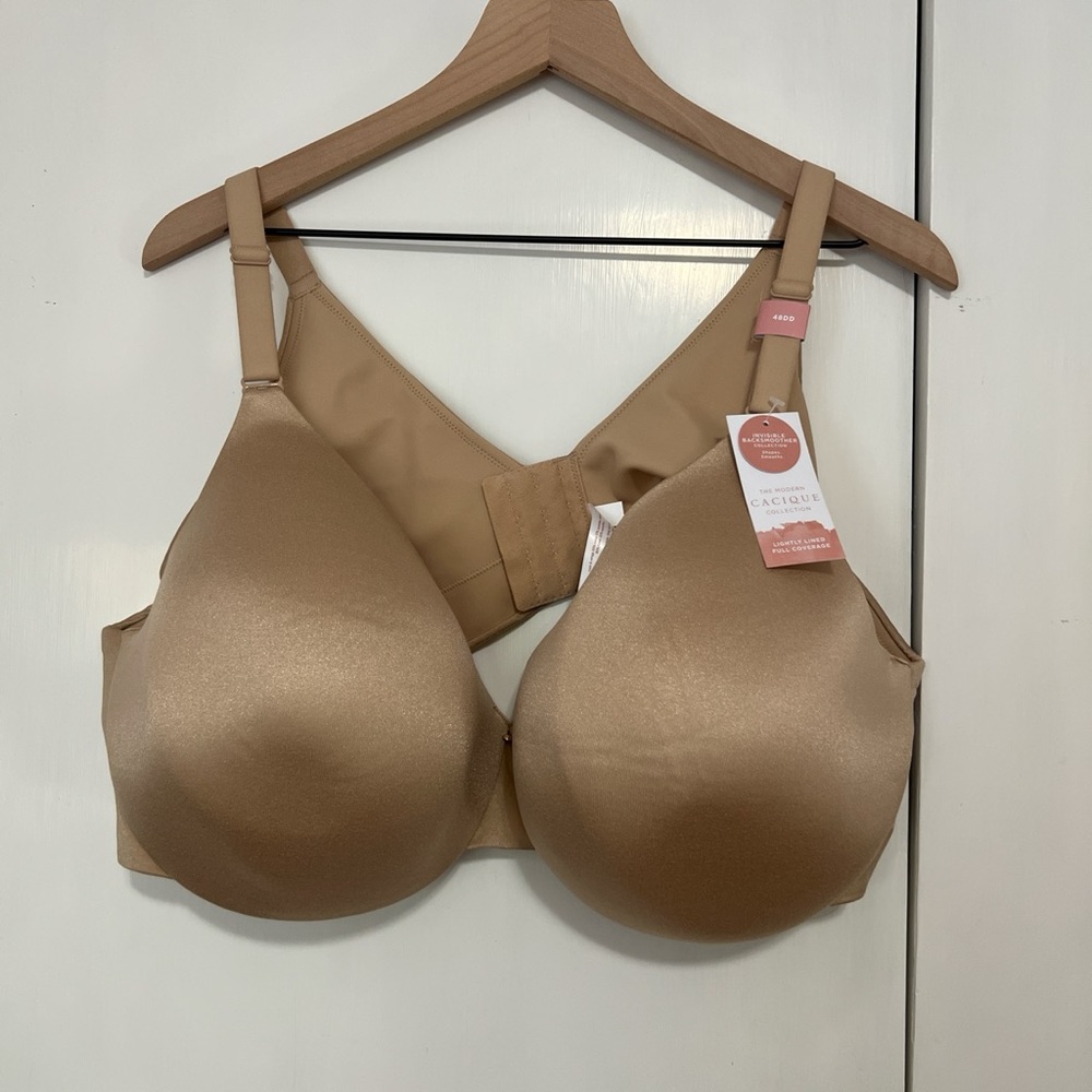 NWT cacique lightly lined full coverage bra 48 DD